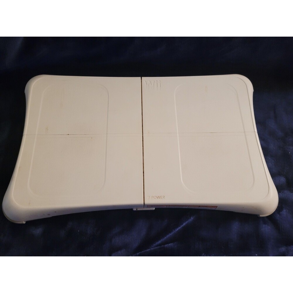 Nintendo Wii Balance Board White with 4 Extra Feet, Untested, No Cable